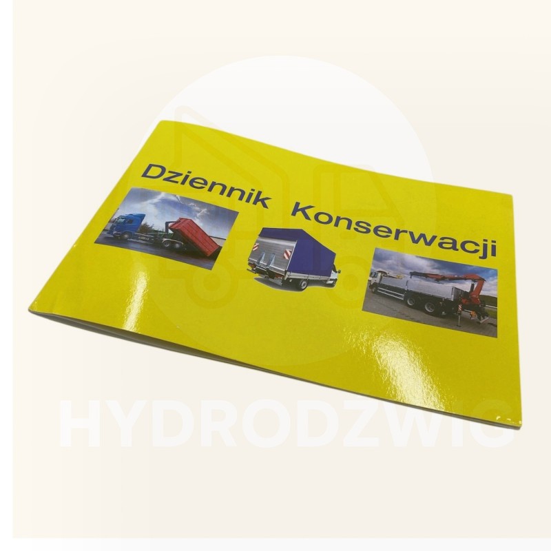 Dziennik konserwacji urządzenia dźwigowego HDS